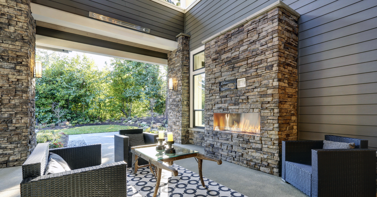 Types Of Outdoor Fireplaces Perfect For, Outdoor Fireplace Against Wall