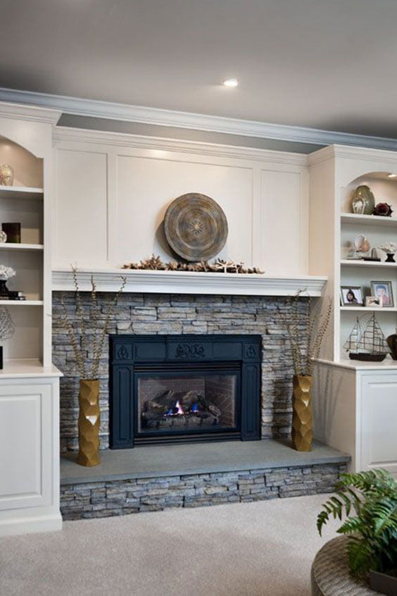 Fireplace Tile Ideas For Homeowners, Stone Tile Fireplace Pictures